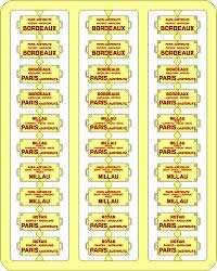 REE Modeles XB-051 - Destination Board for Passengers Cars Red Letters - SOUTHWEST